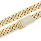 Iced Out Cuban Link Chain Necklace Rapper Men  customdiamjewel   
