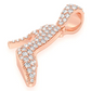 0.90CTW High Heel Shoe Pendant  customdiamjewel   