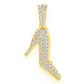 0.90CTW High Heel Shoe Pendant  customdiamjewel   