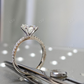 14K Solid Gold Stacking Engagement Ring Set