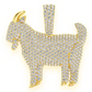 4.00CTW Large Goat Pendent  customdiamjewel   