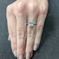 Classic Radiant Cut Moissanite Engagement Ring