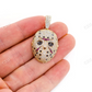 3.75CTW Hockey Mask Pendant  customdiamjewel   