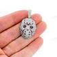 3.75CTW Hockey Mask Pendant  customdiamjewel   