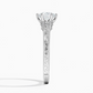 2 CT Lab Grown Diamond Art Deco Hand Engraved Engagement Ring  customdiamjewel   
