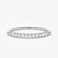 0.05CTW Round Shape Natural Diamond Unique Wedding Band  customdiamjewel 10KT White Gold VVS-EF