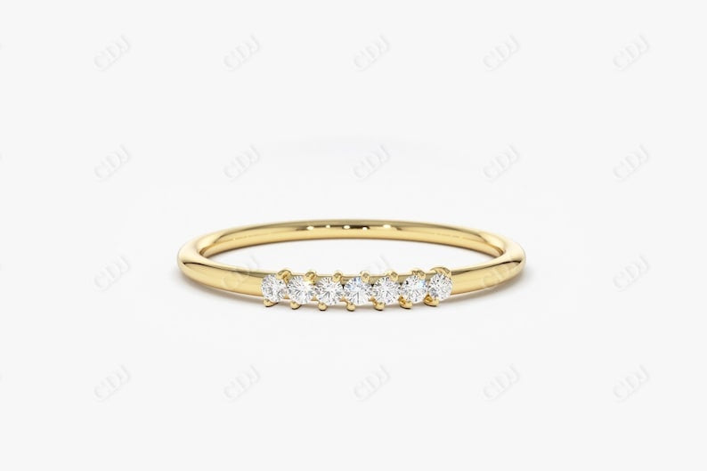 0.10CTW Lab Grown Diamond Dainty Wedding Band  customdiamjewel   
