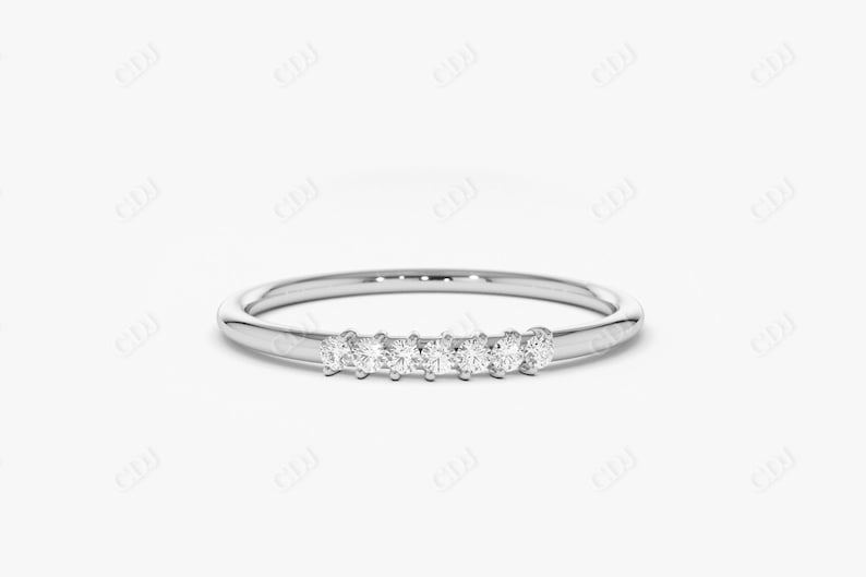 0.10CTW Lab Grown Diamond Dainty Wedding Band  customdiamjewel   
