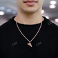 White Gold Gun Diamond Iced Out Pendant customdiamjewel
