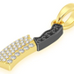 0.30CTW Butcher's Knife Pendant  customdiamjewel   