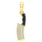 0.30CTW Butcher's Knife Pendant  customdiamjewel   