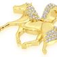 0.20CTW Horse Pendant  customdiamjewel   