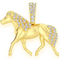 0.20CTW Horse Pendant  customdiamjewel   
