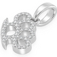 0.20CTW Brass Knuckle Angled Pendant  customdiamjewel   
