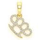 0.20CTW Brass Knuckle Angled Pendant  customdiamjewel   