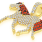 0.90CTW Horse Pendant  customdiamjewel   