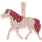 0.90CTW Horse Pendant  customdiamjewel   