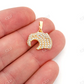 0.75CTW Ocean Wave Pendant  customdiamjewel   