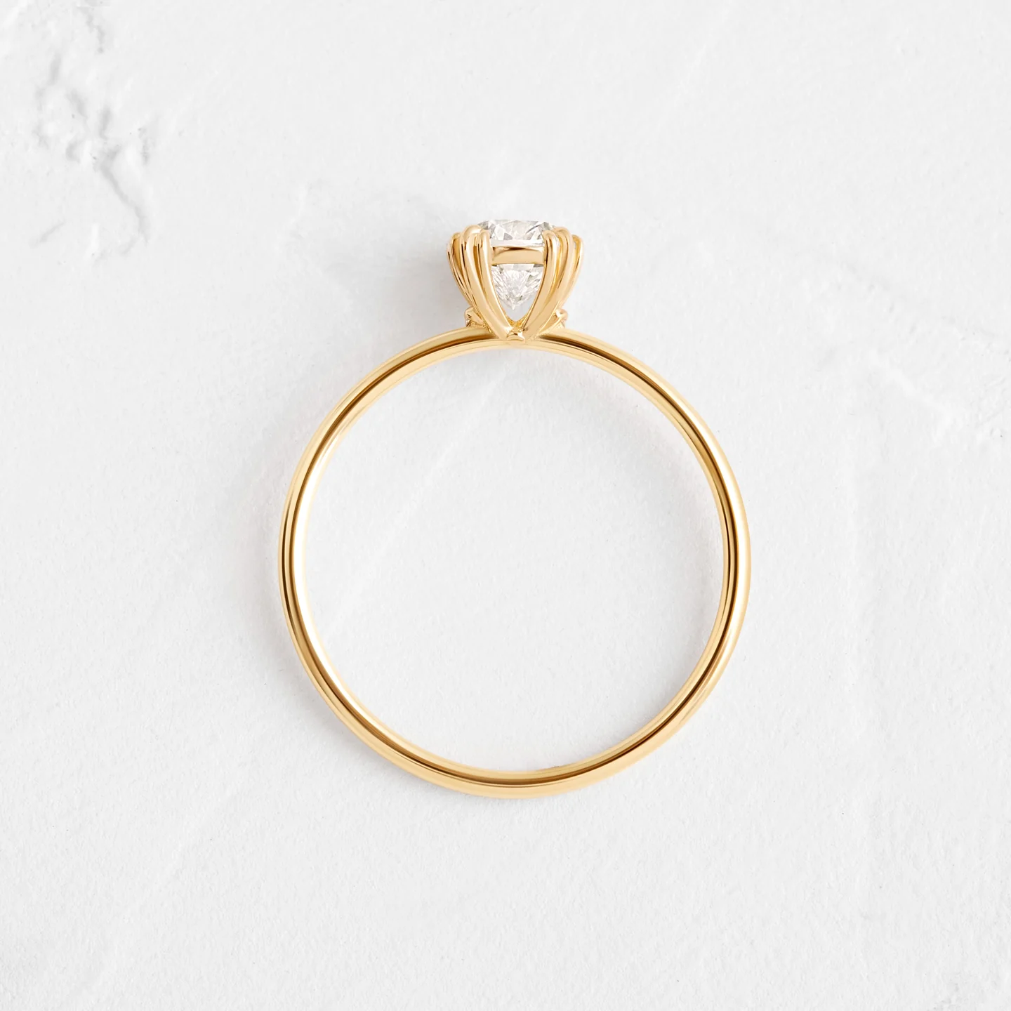 Antique Style Round Cut Moissanite Solitaire Ring  customdiamjewel   