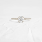 Antique Style Round Cut Moissanite Solitaire Ring  customdiamjewel 10KT White Gold VVS-EF