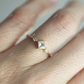 Three Stone Princess Cut Moissanite Solitaire Engagement Ring  customdiamjewel   