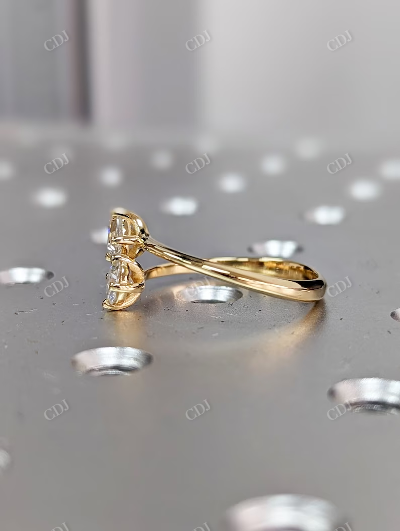 Toi Et Moi Moissanite Wedding Ring