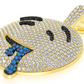 4.66CTW Round Emoji Pendant  customdiamjewel   