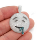 4.66CTW Round Emoji Pendant  customdiamjewel   