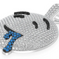 4.66CTW Round Emoji Pendant  customdiamjewel   