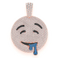 4.66CTW Round Emoji Pendant  customdiamjewel   