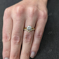 Yellow Gold Classic Moissanite Engagement Ring Set  customdiamjewel   