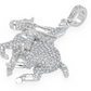 1.25CTW Polo Player Pendant  customdiamjewel   