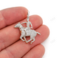 1.25CTW Polo Player Pendant  customdiamjewel   