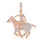 1.25CTW Polo Player Pendant  customdiamjewel   