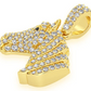 Hip Hop 0.60CTW Horse Head Pendant  customdiamjewel   