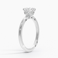 2.03 CTW Lab Grown Diamond Delicate Engagement Ring  customdiamjewel Sterling Silver White Gold VVS-EF