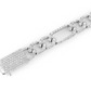6.00CTW Diamond Figaro Link Bracelet For Men  customdiamjewel   