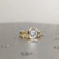 1.5CT Brilliant Round Moissanite Bridal Ring Set