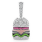 Unique 1.65CTW Burger Emoji Pendant  customdiamjewel   