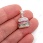 Unique 1.65CTW Burger Emoji Pendant  customdiamjewel   