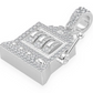 0.66CTW Slot Machine Cluster Pendant  customdiamjewel   