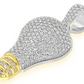 2.75CTW Light Bulb Pendant  customdiamjewel   