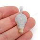 2.75CTW Light Bulb Pendant  customdiamjewel   
