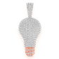 2.75CTW Light Bulb Pendant  customdiamjewel   