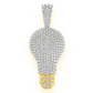2.75CTW Light Bulb Pendant  customdiamjewel   