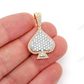2.00CTW Spade Diamond Pendant  customdiamjewel   