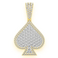 2.00CTW Spade Diamond Pendant  customdiamjewel   