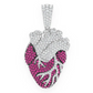 Cluster 3.60CTW Human Heart Pendant  customdiamjewel   