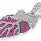 Cluster 3.60CTW Human Heart Pendant  customdiamjewel   