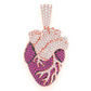 Cluster 3.60CTW Human Heart Pendant  customdiamjewel   